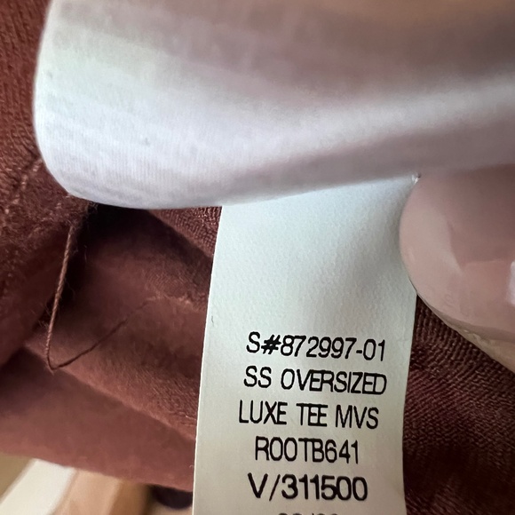 NWT Short Sleeved Oversized Crop T-Shirt, Size XL Tall - Picture 4 of 5